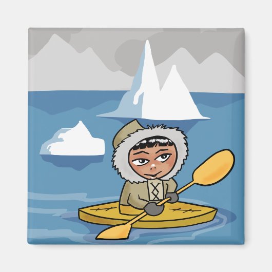 イヌイット結膜炎 マグネット (正面)