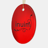 イヌイム セラミックオーナメント (左)