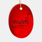 イヌイム セラミックオーナメント (裏面)