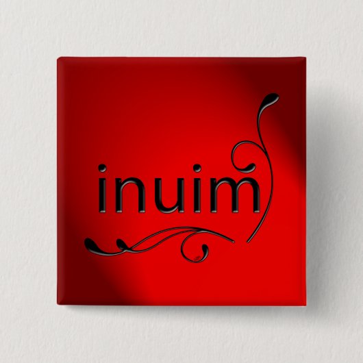 イヌイム 缶バッジ (正面)