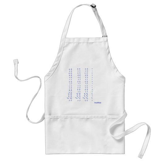 イヌクティトゥット語 スタンダードエプロン (正面)