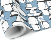 イヌシュクアートラッピング紙バンクーバーギフト紙 ラッピングペーパー (ロールコーナー)