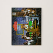 イヌズ遊トランプのポーカーバイC mクーリッジ ジグソーパズル (縦)