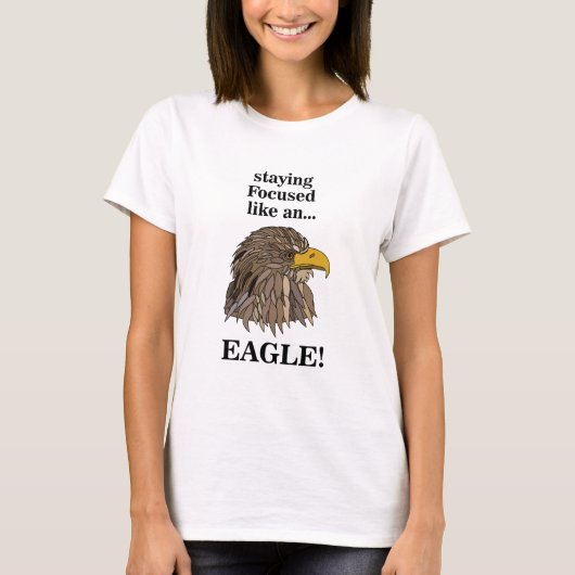 イヌワシの頭 Tシャツ (正面)