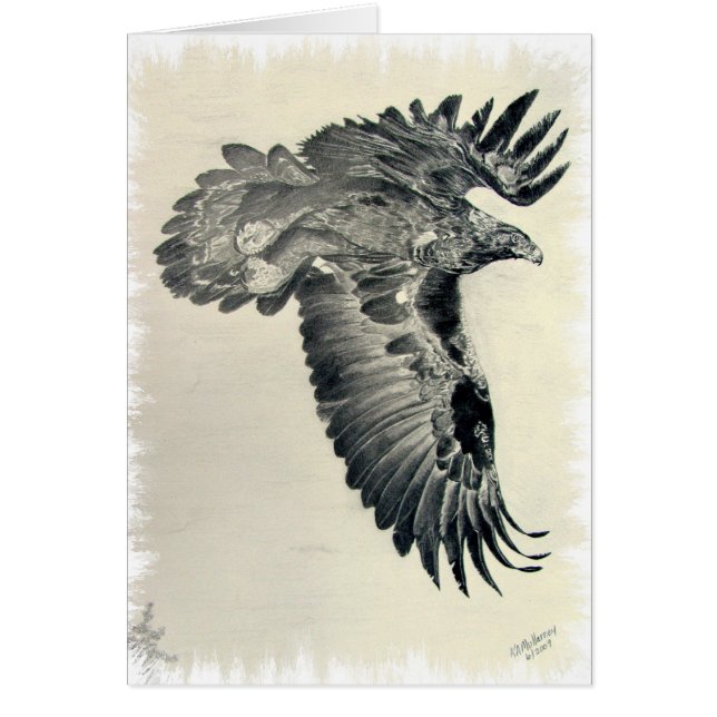 イヌワシカード (正面)