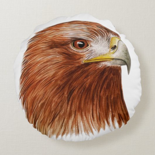 イヌワシ2011年 ラウンドクッション (裏面)