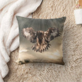 イヌワシ クッション (ブランケット)