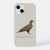 イヌワシ iPhone 15ケース (裏面)
