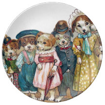 イヌ科のヴィンテージのイラストレーション