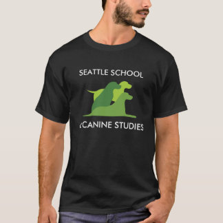 イヌ科動物のシアトルの学校は基本的なティーを調査します Tシャツ