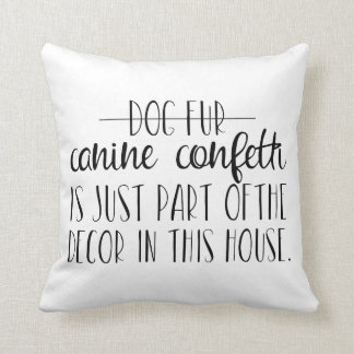 イヌ紙吹雪 クッション