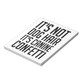 イヌ紙吹雪 ノートパッド (回転)