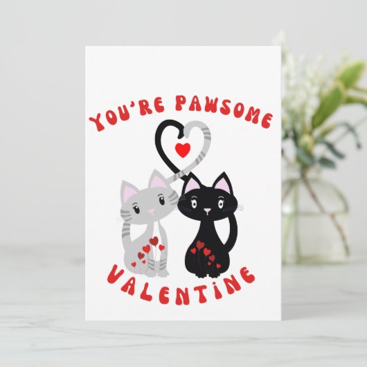 イネス・ネシの愛らしいバレンタイン シーズンカード (スタンド正面)