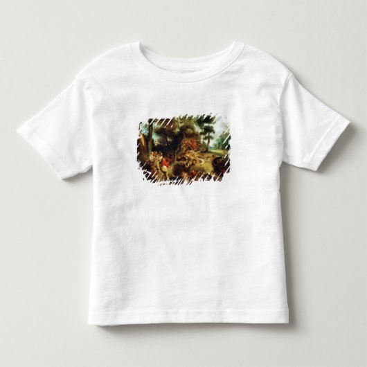 イノシシの狩り トドラーTシャツ (正面)