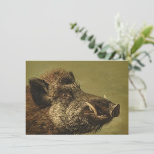 イノシシ カード (スタンド正面)