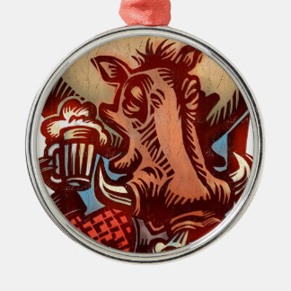 イノシシ メタルオーナメント