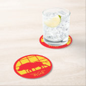 イノシシ ラウンドペーパーコースター (インサイチュ)