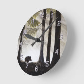イノシシ ラウンド壁時計 (傾斜)