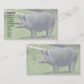 イノシシ 名刺 (正面/裏面)
