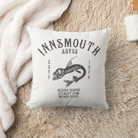 イノスシーフード深いシーフィッシュビパーフィッシュ クッション (ブランケット)