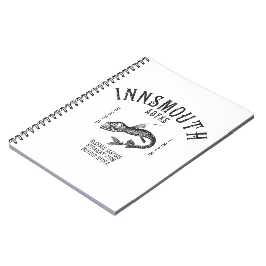 イノスシーフード深いシーフィッシュビパーフィッシュ ノートブック (左側)