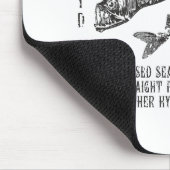 イノスシーフード深いシーフィッシュビパーフィッシュ マウスパッド (コーナー)