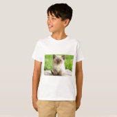 イノセントラグドール子猫 Tシャツ (正面フル)
