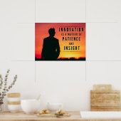 イノベーションの忍耐力感動的- ポスター (キッチン)