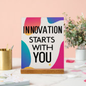 イノベーションはユーザーから開始 アクリルサイン (ウェディング)