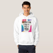 イノベーションはユーザーから開始 パーカ (正面フル)