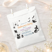 イノベーションアダルトハローウィンパーティ フェイバーバッグ (クリップ留めされた状態)