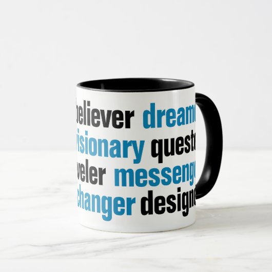 イノベーターゲーマーガムハンガービジョナリードリーマーラベルクラウド マグカップ (正面右)