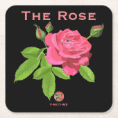 イノムザバラ紙コースター スクエアペーパーコースター (正面)