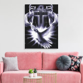 イバラと鳩のイエスキリスト キャンバスプリント (インサイチュ (リビング))