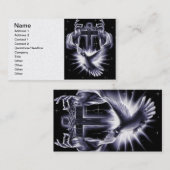 イバラと鳩のイエスキリスト 名刺 (正面/裏面)