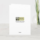 イバラのキリスト。ファインアートイースターカード シーズンカード (裏面)