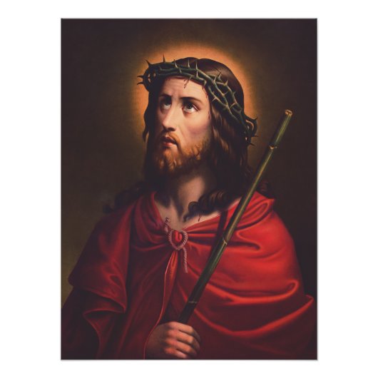 イバラの冠に入ったイエス ポスター (正面)