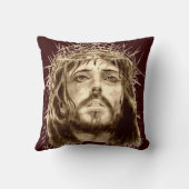 イバラの冠を持つイエス・キリスト クッション (裏面)