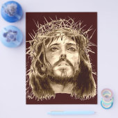 イバラの冠を持つイエス・キリスト チラシ (シングル)