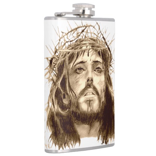 イバラの冠を持つイエス・キリスト フラスク (右)