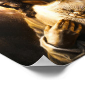 イバラの冠を持つイエス・キリスト ポスター (角)