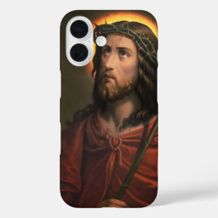 イバラの冠を持つイエス・キリスト iPhone 16ケース