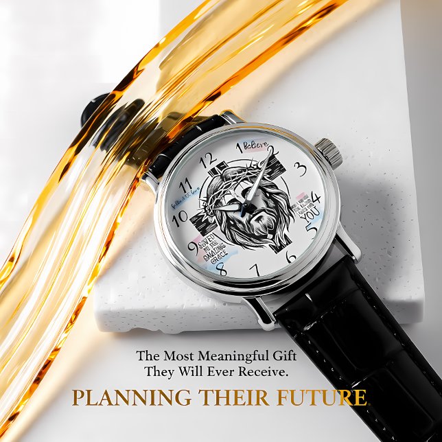 イバラの冠を持つイエス 腕時計 (クリエイターアップロード済み)