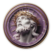 イバラの天国を見るイエス セラミックノブ (正面)