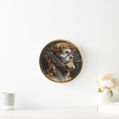 イバラの天国を見るイエス ラウンド壁時計 (ホーム)