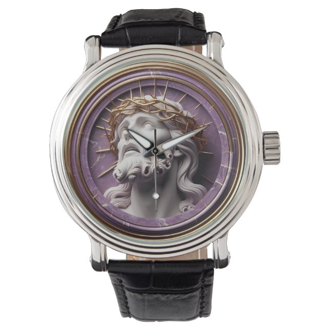 イバラの天国を見るイエス 腕時計 (正面)