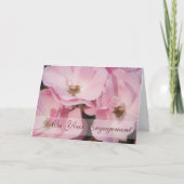 イバラは上がりました • 婚約のお祝いカード カード (正面)