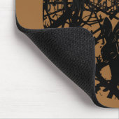 イバラパッチのぺてん師のウサギ マウスパッド (コーナー)