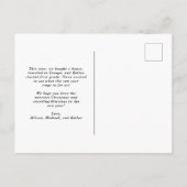 イバラフェスティバル植物葉書 インビテーションポストカード (裏面)