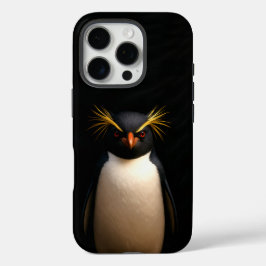 イバラペンギンのブラック4ラグジュアリーiPhone 16 Proケース iPhone 16 Proケース